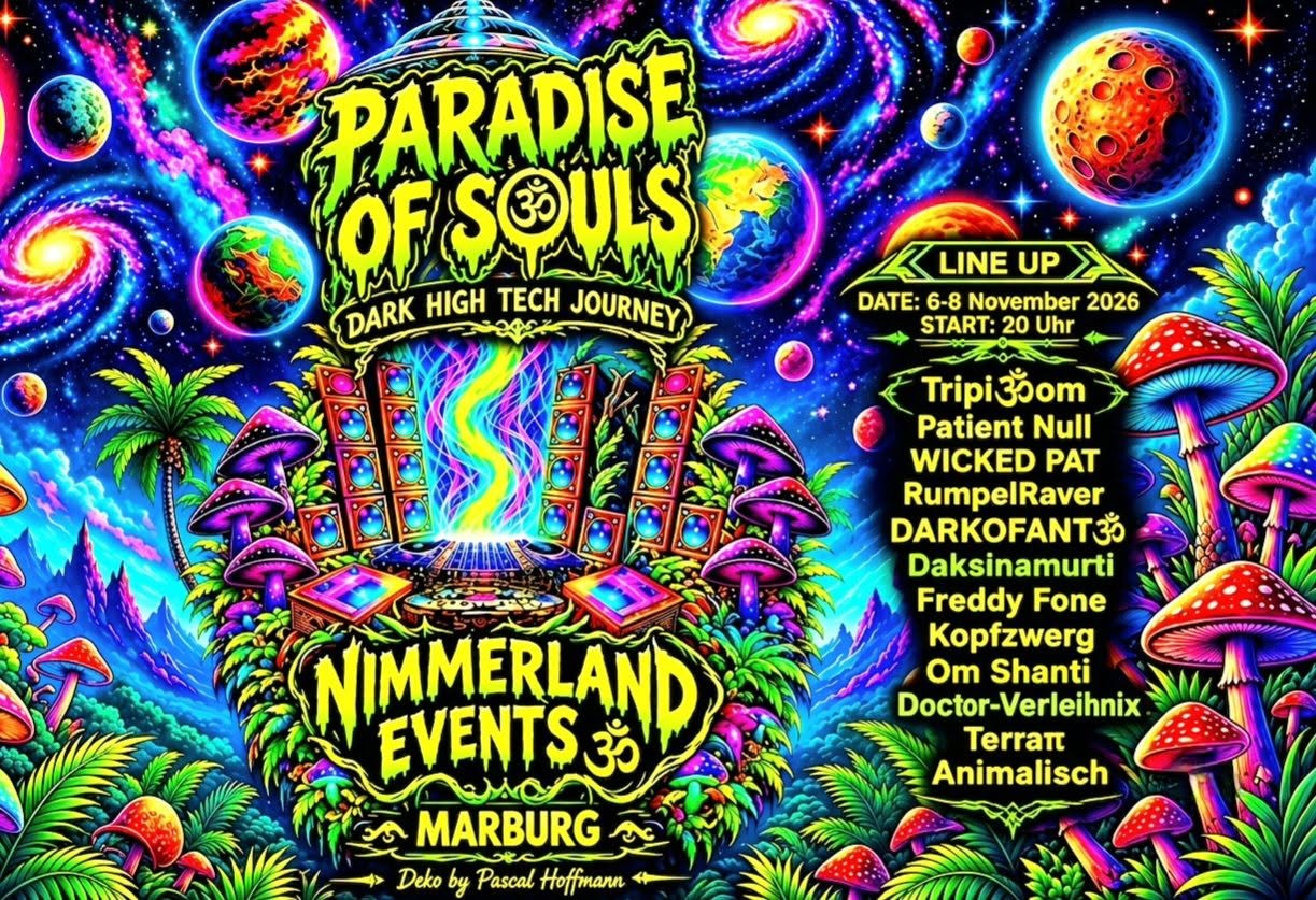 Paradies Of Souls ॐ – Dark Hightech Journey vol.1 – Flyer